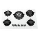 Iseasy gāzes plīts MGBG-775, 5 degļi, 1x1 kW, 2x1.75 kW, 1x2.7 kW, 1x3.3 kW, NG/LPG, stikla virsma