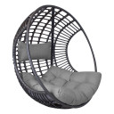 Spilvens &scaron;ūpuļkrēslam COCO 95/65x75cm, pelēks P0071999