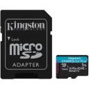 Kingston M&auml;lukaart SDCG4/1TB, 1TB, 200MB/s, A2, U3, V30, Class 10, UHS-I, exFAT, SD adapter