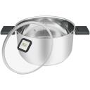 Resto Kastrul 92204 4.4L, L&auml;bim&otilde;&otilde;t: 22 cm, Kuju: &Uuml;mmargune, Materjal: Bakeliit, Roostevaba teras, K&auml;epidemed: Ergonomilised
