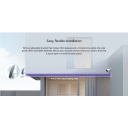 Ezviz CMT CS-CMT-Solar-Panel-D Päikeselaadimispaneel D-Tüüp 4.2W Micro-USB IP65 Välistingimustes Toiteallikas Aku Kaameratele Must