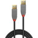 Lindy USB 3.2 Type A kabelis 36754 5m, 5Gbps, juodas/pilkas, USB A į A