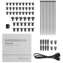 Deepcool Korpus MATREXX 55 Mesh V4 C R-MATREXX55-BCAGA4-G, 2x3.5", 2+1x2.5" 4 7, USB-C, USB 3.0, k&otilde;rvaklappide/mikrofoni pesa