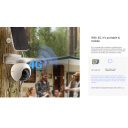 Ezviz EB8 2in1 CS-EB8-SP 4G Āra 3MP 2K Sfēriskā IP Panorāmas un Tiltējo&scaron;a Kamera ar Saules Paneli E Balts