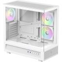 Gamemax Korpus NEX C51 WH, 1+1 x 3.5", 1 x 2.5", 7 laiendusslotti, ATX/BTF, 2 x USB 3.0, 1 x USB-C, 1 x k&otilde;rvaklapid