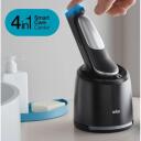 Braun Skuveklis 71-S7200cc, 50min, slapjai un sausai skū&scaron;anai, sudraba/melns, precīzs trimmeris, SmartCare Center
