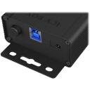 Raidsonic 7-port USB centrmezgls IB-HUB1703-QC3, 7 x USB 3.0, AC 120/230 V, melns, QC 3.0 lādētājs