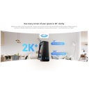 Ezviz S10 2K⁺ CS-S10 Viedā Videozvanu 360° Panorāmas Wi-Fi Kamera MicroSD Krāsu Nakts Redze Balts