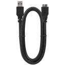 Emos USB-кабель S70203, 1м, черный, 3.0, 5 Гбит/с, A разъем &ndash; микро B разъем, для зарядки/переноса данных