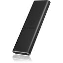 Raidsonic SDD cietā diska korpuss IB-183M2, USB 3.0, M.2 SATA, 1x M.2 22x30/42/60/80mm, alumīnijs, datu indikators