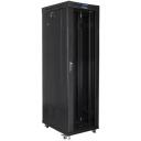 Lanberg Paigalduskapid rack 19 42U 600mm, 800kg, klaasuks, IP20, 2 ventilaatori pesa, 4 vertikaalset riba