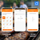 Virtuvės termometras su Bluetooth, 2 zondai SOENS 186012 -20~+250°C, IPX5, USB-C