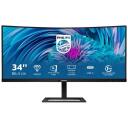 Philips UltraWide LCD monitor 346E2CUAE/00, 3440 x 1440, 100 Hz, 4 ms, 300 cd/m&sup2;, 1 x HDMI, 1 x USB-C, 1 x USB-B, 4 x USB-A