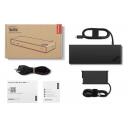 Lenovo ThinkPad USB4 dokk 5000 40BF0100EU, 2 x DisplayPort, 1 x HDMI, 65 W, must, Eclipse Black