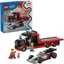 Lego F1 krovininis automobilis 60493, 508 dalių, 3 mini figūrėlės, 7+ metų, autenti&scaron;ka i&scaron;krovimo funkcija