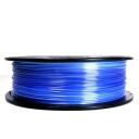 Flashforge Filaments, PLA Silk Ice, 3DP-PLA-SK-01-ICE, 1.75 mm, 1 kg, ledus zila, tum&scaron;i zila