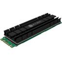 Raidsonic | ICY BOX | Siltuma uztvērēja komplekts M.2 SSD, IB-M2HS-701, 8g, Alumīnijs, Melns, Saderīgs ar PC/PS5