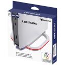 Subsonic LED statīvs PS5 un PS5 Slim SA5686, balta, RGB LED, savietojams ar PS5, PS5 Slim, kabelis iekļauts