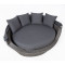 Sofa MINI MUSE su baldakimu 160x130xH70cm, pilka 23201 HOME4YOU