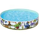 Bestway Бассейн Bestway Fill N Fun 7347652, &Oslash; 183 x 38 см, 946 л, прочный ПВХ, дизайн динозавров, заплатка для ремонта