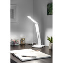 IZUKA LED galda lampa, 6W, 400lm, CCT, indukcijas lādētājs, balta; LB-IZK6WCCT-00 GTV