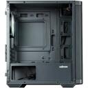 Zalman M4 ARGB x4 Black, M4 Black, 2x2,5'', 1x3,5'', 4 ventilaatorit, RGB, karastatud klaas, must