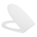 Cersanit WC kaas Merida 693749, 45.8 cm, 36.7 cm, 0.58 cm, valge, plastmass, antibakteriaalne