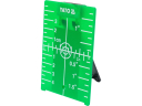 Green laser target card with magnet and scale for leveling 75×105×3.2 mm YT-30465 YATO