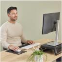 Fellowes Breyta klaviatuuri randme tugi 100142575, 47cm, 6cm, 1.75cm, Silikoon, Patendi ootel HEX Cushion Technology