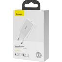 Baseus Speed Mini Ātrā Lādētājs CCFS-SN02, 100-240V~, 20W, DC 5V-3A, 9V-2.22A, 12V-1.67A