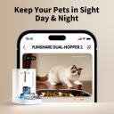Petkit YumShare Dual-hopper 2 Automaatne toidupuur kaameraga P591 2, 5L, ABS, 304 roostevaba teras, valge, 1-10 toidukorda/p&auml;evas