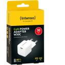 Intenso toiteadapter 7803022, Sissejuhatav pinge 100-240 V, Sissejuhatav sagedus 50/60 Hz, USB-C v&auml;ljund 30 W, Kiire laadimine