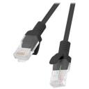 Lanberg patch kaabel CAT.5E UTP PCU5-10CC-1500-BK, 15 m, must, RJ-45 isane pistikud, U/UTP, snagless