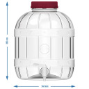 Daugiafunkcinis indas su kraneliu 10L BROWIN 602510, 24x24x30.5 cm, 0.33 kg, BPA-free