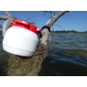 Pla&scaron;as atveres ūdensnecaurlaidīgs konteiners, 3,6 L, balts, R077004, BasicNature