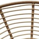 Besk puhketool 9152447, 100cm, 75cm, pruun/hall, 1 koht, metallraam, padjad komplektis, tekstiil
