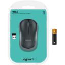 Logitech USB optinė pelė M185/MĖLYNA 910-002239, 1000DPI, 3 mygtukai, 10m belaidžio ry&scaron;io diapazonas, AA baterija, ergonomi&scaron;ka