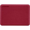 Toshiba V&auml;line k&otilde;vaketas Canvio Advance HDTCA10ER3AA, 1000 GB, 2.5", USB 3.2 Gen1, punane, parooliga autentimine