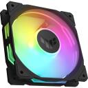 Asus Datora ventilators TR120 ARGB Reverse 90DA00D0-B09000, 120mm, 76.3 cfm, 2.75 mmH2O, 2200 RPM, 16 LED, melns