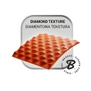 Aizsargcimdi DIAMOND, BRADAS, RWJNDOR11, nitrils, izmērs XXL (10/11), oranži, 50 gab. iepakojumā