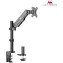 Maclean Monitori lauahoidik MC-775, 17-32'', 8 kg, 100 x 100 mm, 75 x 75 mm, must, gaasivedru, k&otilde;rguse reguleerimine