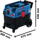 Bosch tolmuimeja GAS 12-40 MA 06019M0120, 1200 W, 40 l, M klass, AFC, 4 ratast, antistaatiline voolik