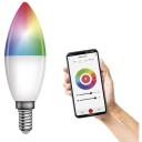 Emos LED pirn GoSmart Candle ZQW322R, 4,8 W, 470 lm, RGB, Wi-Fi, dimmerdatav, 220-240 V~
