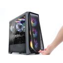 Zalman Корпус для компьютера N5 MF, 3.6кг, 7 PCI, 2x3.5 или 2.5, 4x2.5 SSD, 4x120mm RGB вентиляторов