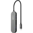 Emtec dokkija 6-in-1 Type-C ECHUBT650C, 6 porti, USB 3.1 Gen1, Power Delivery, 4K video