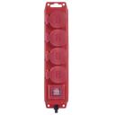 Emos Pikendus P14251, 5m, 4x2P+PE IP44, 3680W, kumm/neopreen, l&uuml;liti, laste kaitse