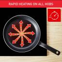 Tefal Wok H0561942, 28cm, alumiinium, must, sobiv induktsioonipliidile, fikseeritud k&auml;epide