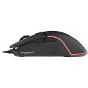 Genesis spēļu pele Krypton 220 NMG-1770, 6400 DPI, 6 pogas, RGB apgaismojums, USB, 1.8 m kabelis, ergonomisks dizains