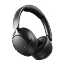 QCY H3 Pro bezvadu ANC over-ear austiņas Bluetooth 5.4 Adaptive Active Noise Cancellation līdz 50 dB, Hi-Res Audio ar LDAC atbalstu, 40 mm dinamiskie draiveri līdz 40 st ar ANC un līdz 55 st bez ANC USB-C uzlāde melns