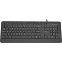 Gembird klaviatūra KB-MCH-05, 1.8m, USB A+C, QWERTY, melna, multimediju taustiņi, plānas taustiņu konstrukcija